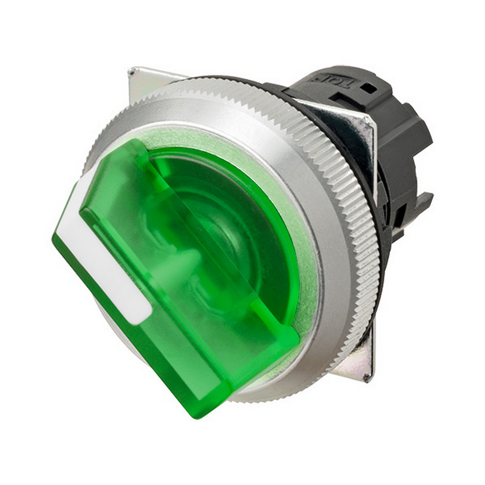 Operation unit, knob type, lighted, green