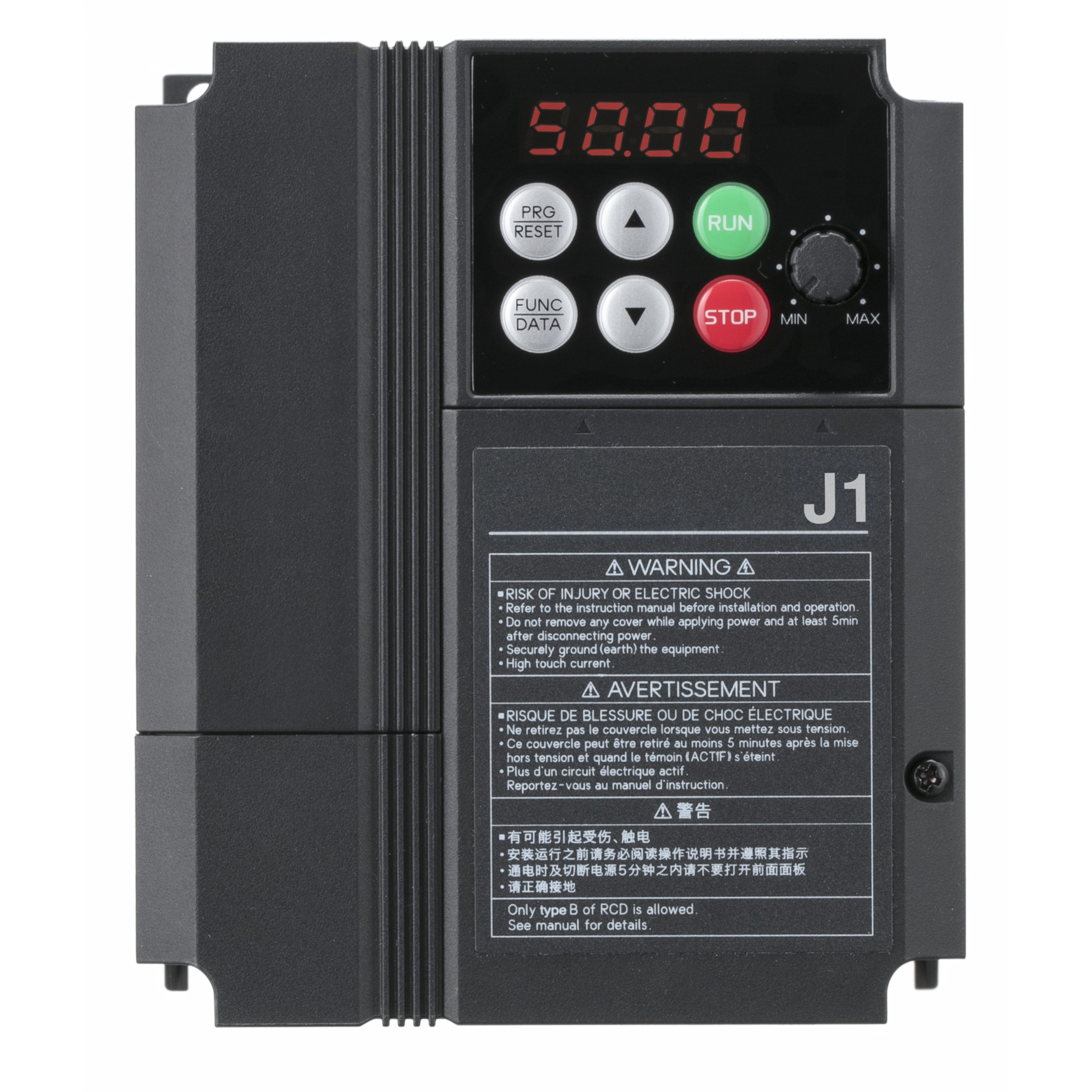 J1 AC Drive, 0,4 kW, 1,8 A, 400 V c.a.,