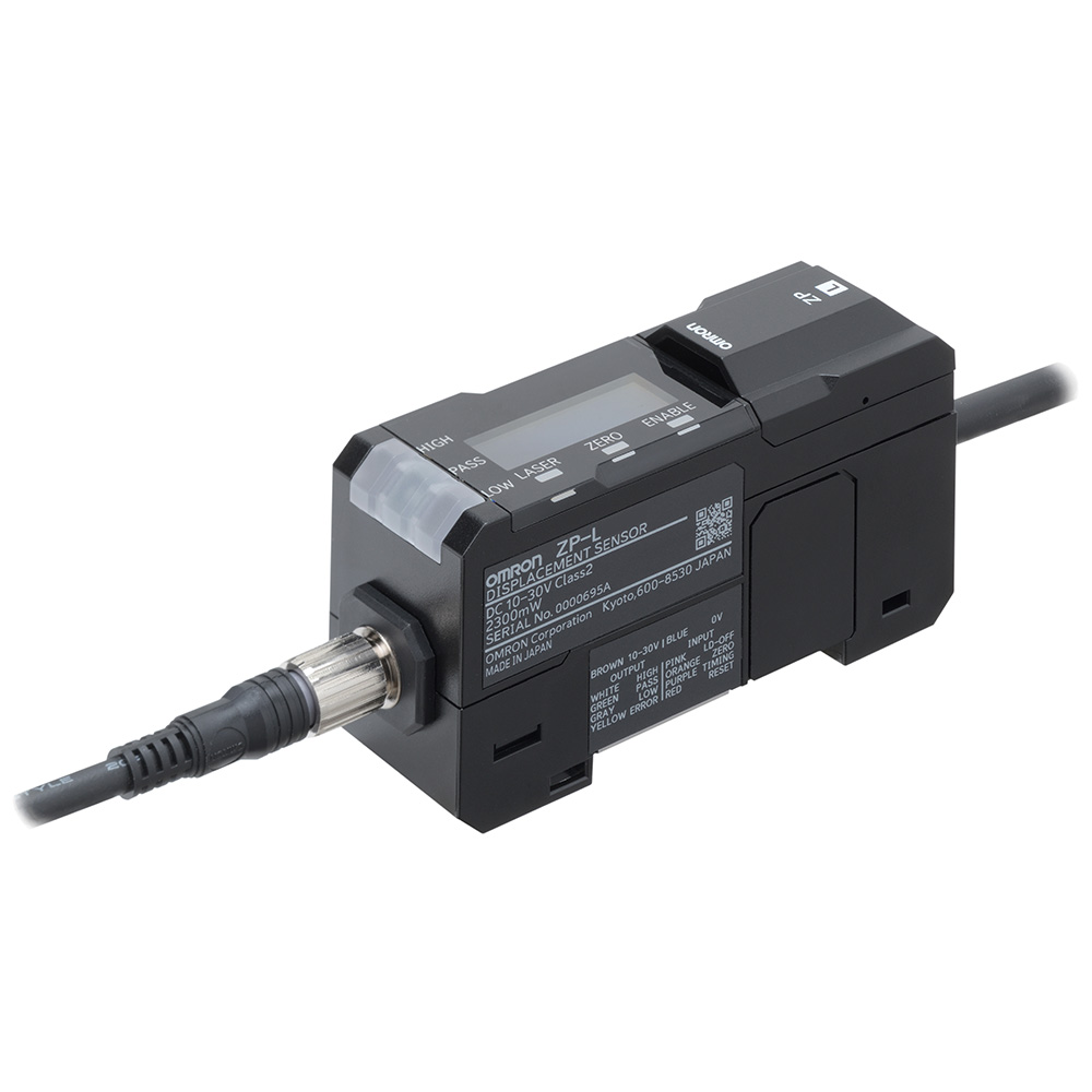 Laser displacement sensor, amplifier