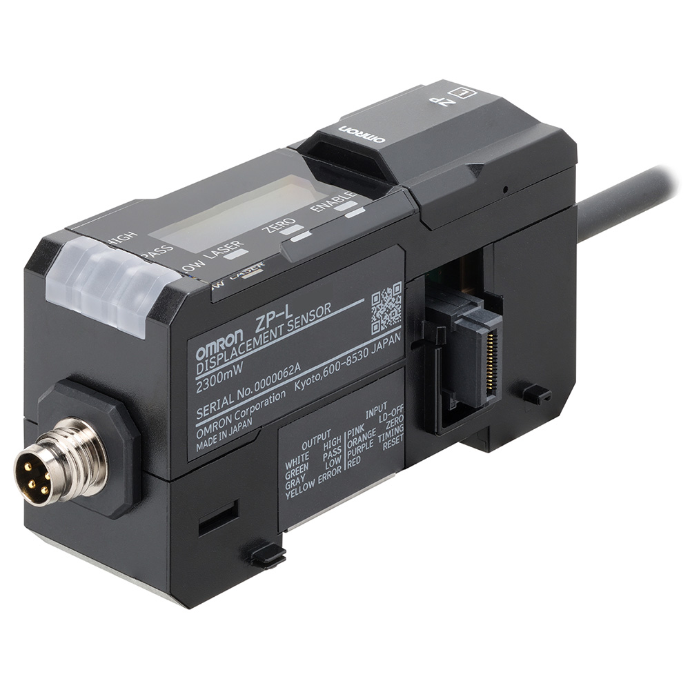 Laser displacement sensor, amplifier