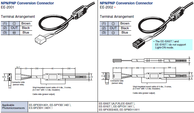 NPN/PNP conversion connector