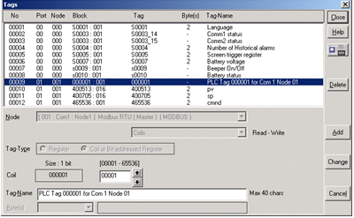 Creating tags