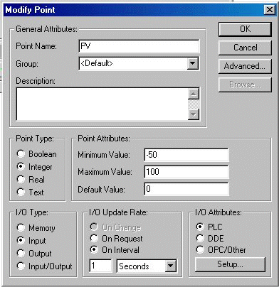 Modifying points