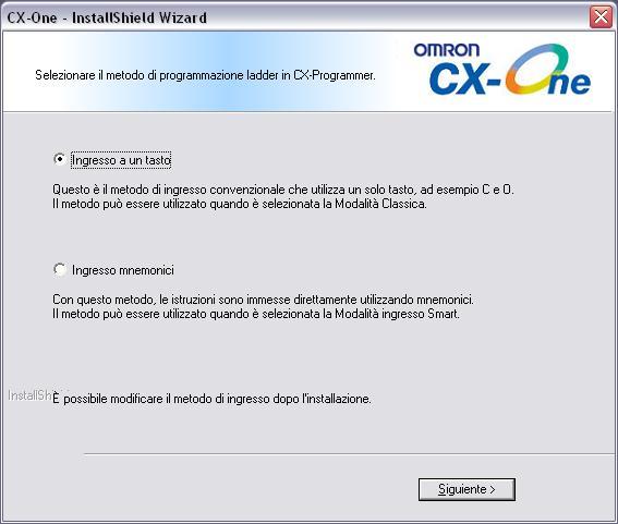 Smart Input Italian Selezionare Ingresso tasto