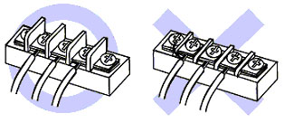 Alternative terminal blocks