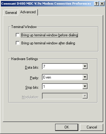 Hardware settings